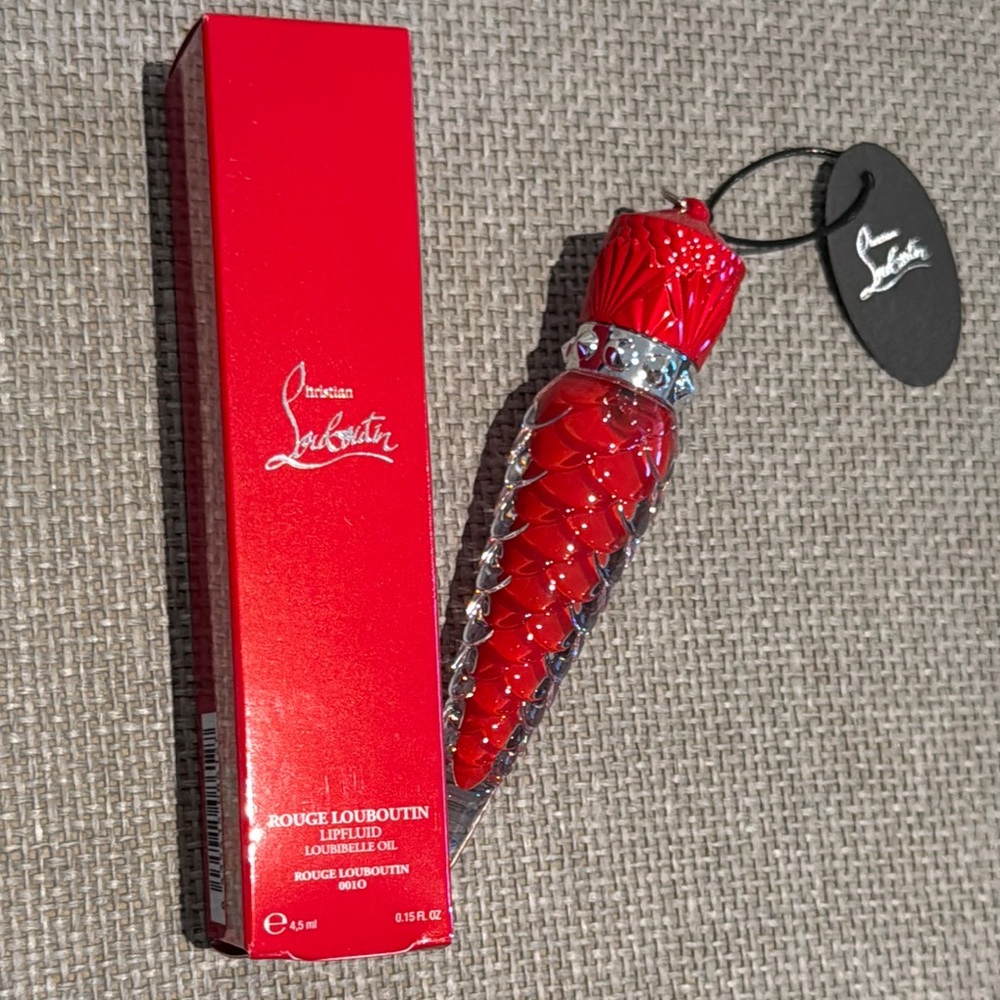 Christian Louboutin Rouge Louboutin Lipstick with Crystal Design shade rouge0010